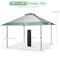 Costway 13x13ft Patio Pop-Up Gazebo Canopy Tent Instant Sun Shelter Outdoor Wheeled Bag